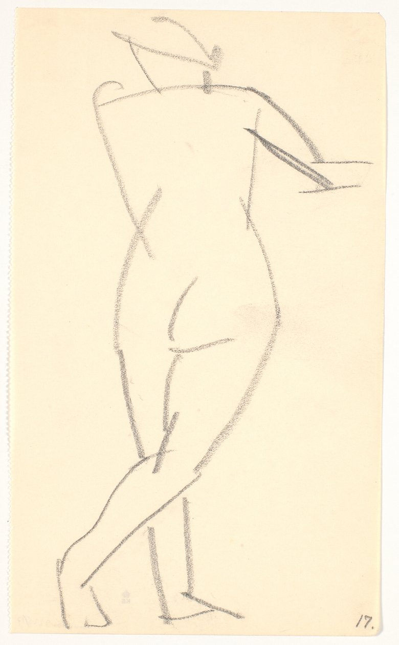 Standing Model, Seen from Behind by Karl Isakson