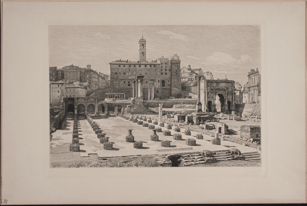 Forum Romanum by Karl Jensen