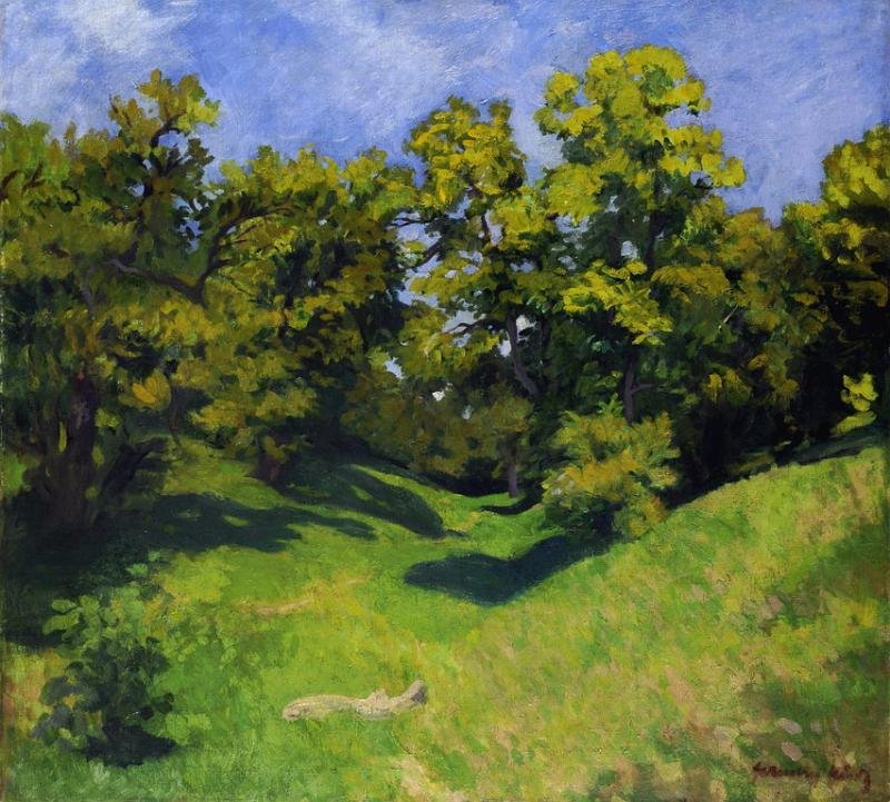 The Edge of the Grove by Károly Ferenczy