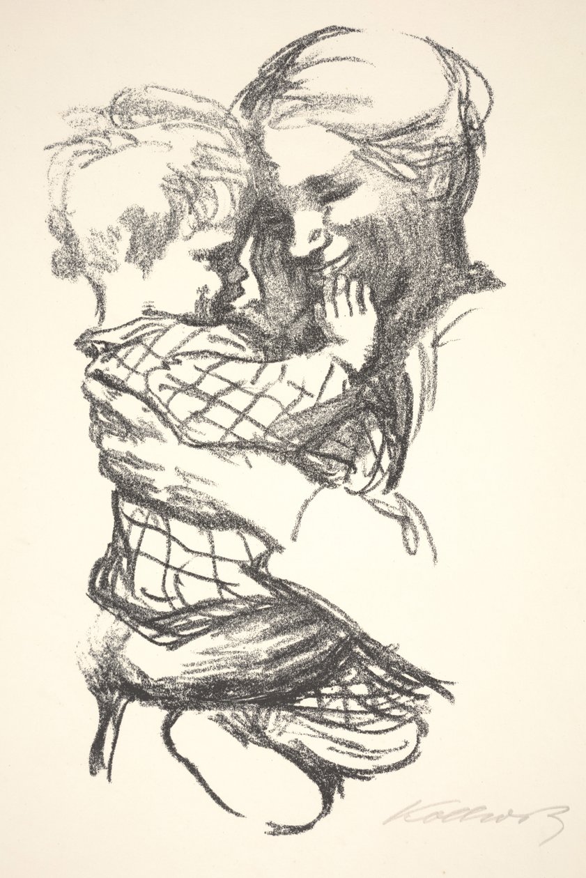 Mother with Child in Her Arms by Käthe Kollwitz