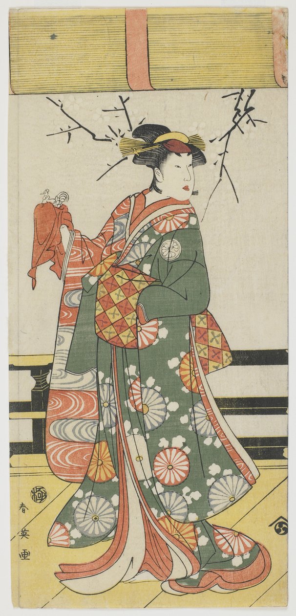 Segawa Kikunojo III as Itohagi by Katsukawa Shun