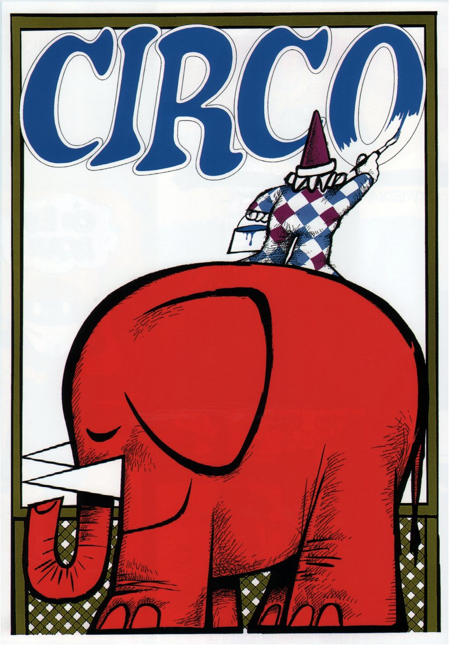 Poster advertising a Circus by Alec Hunter
