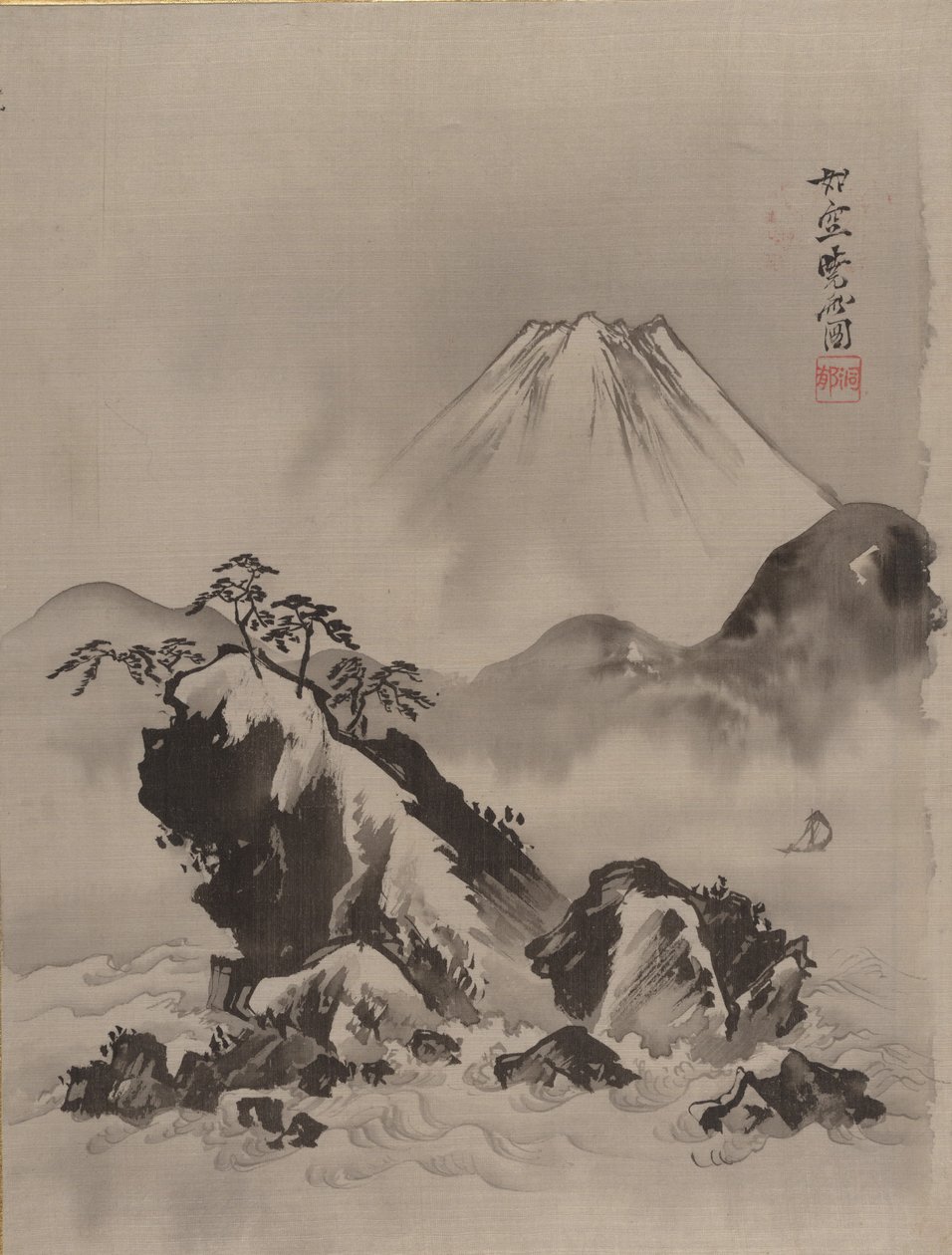 Mount Fuji by Kawanabe Kyosai