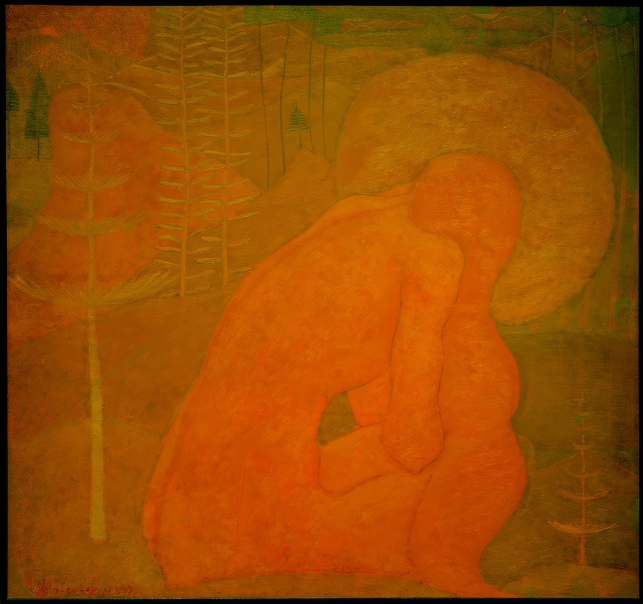 Prayer (Study for a Fresco) by Kazimir Severinovich Malevich