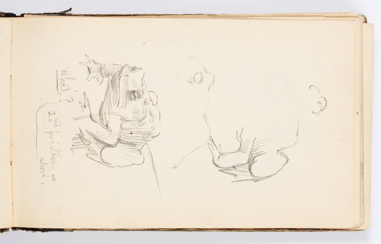 Sketchbook Page by Kenyon Cox