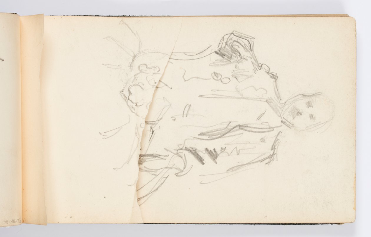 Sketchbook Page by Kenyon Cox