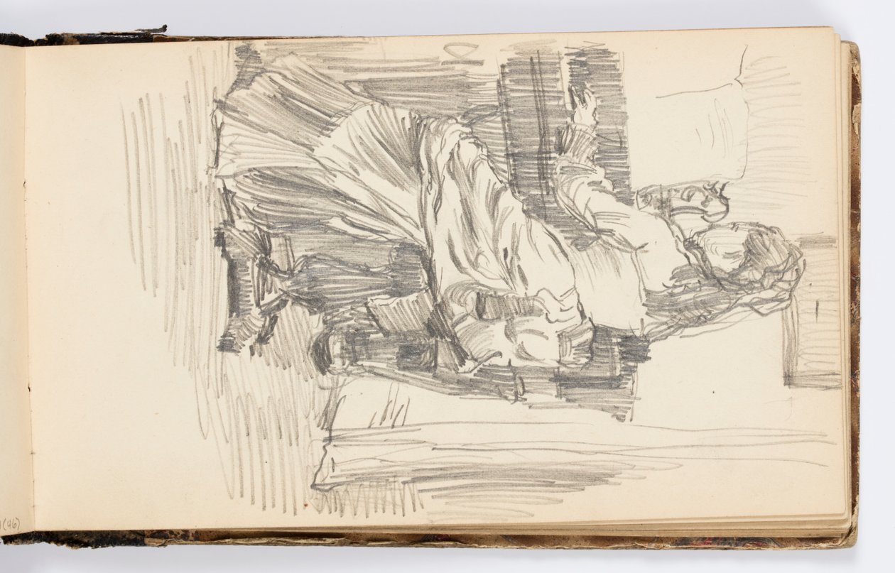 Sketchbook Page by Kenyon Cox