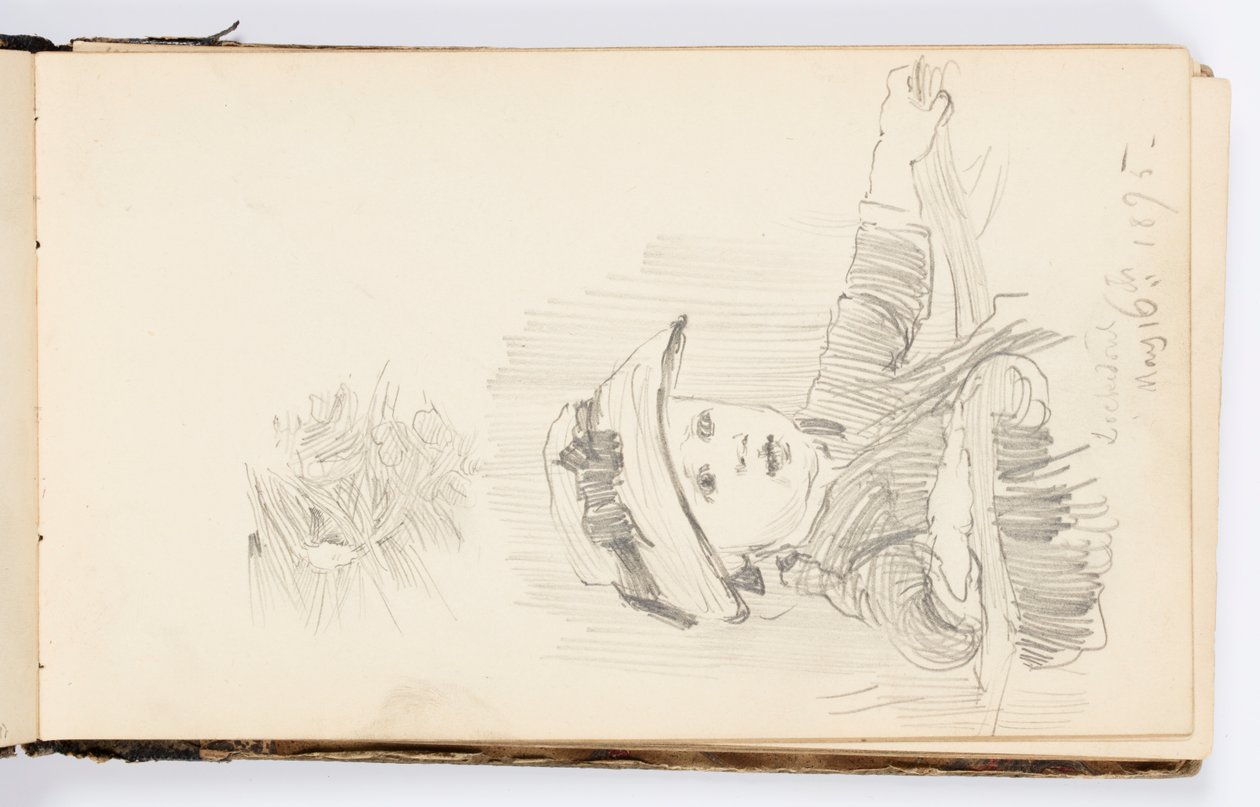 Sketchbook Page by Kenyon Cox
