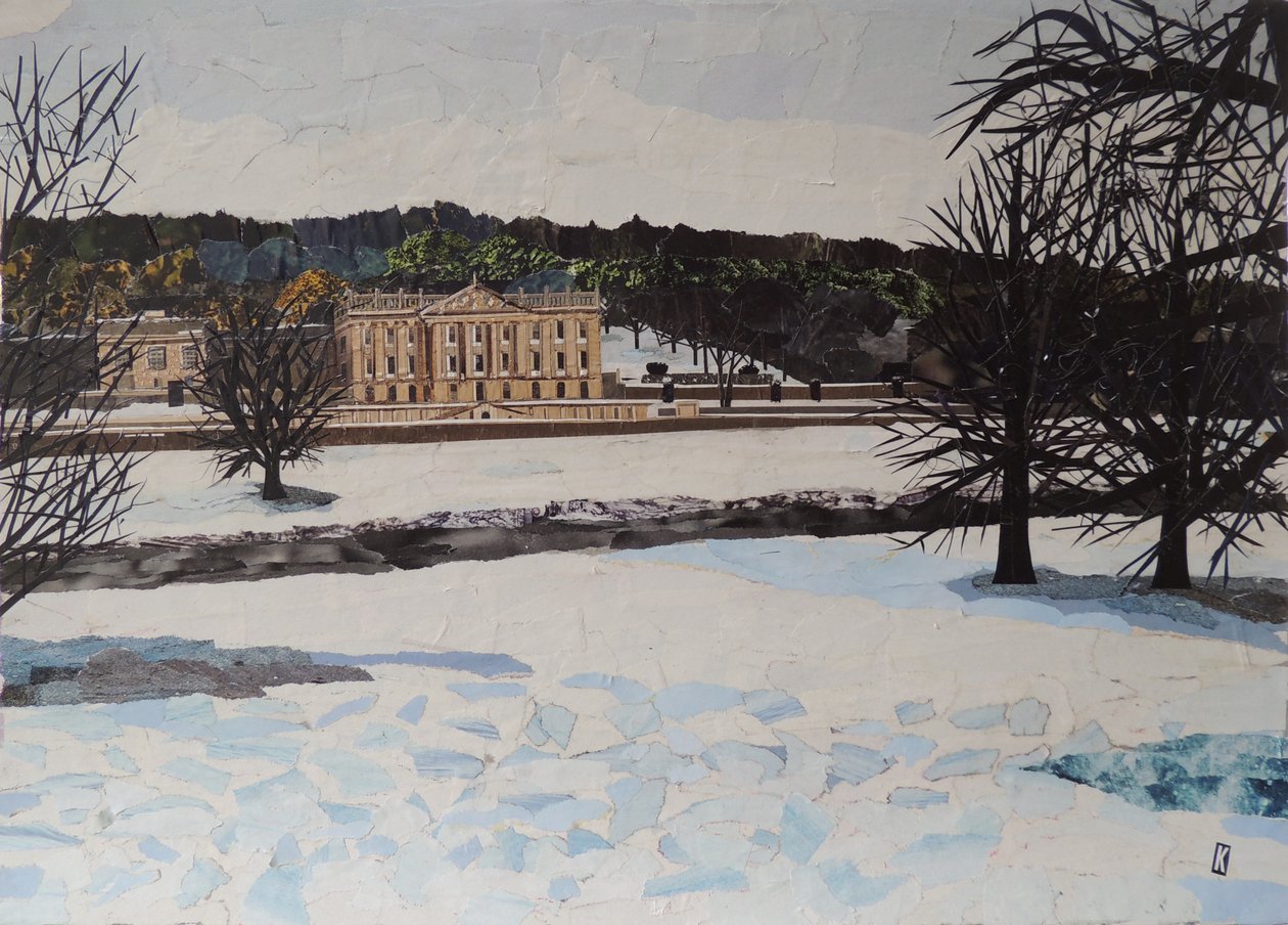 Chatsworth in the Snow by Kirstie Adamson