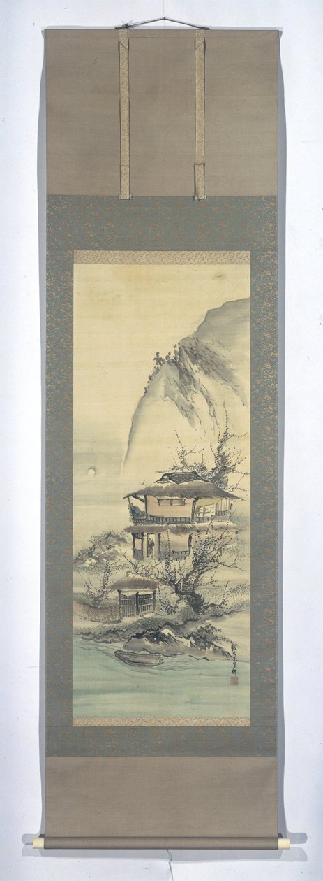 Literati in a Landscape by Kishi Ganku