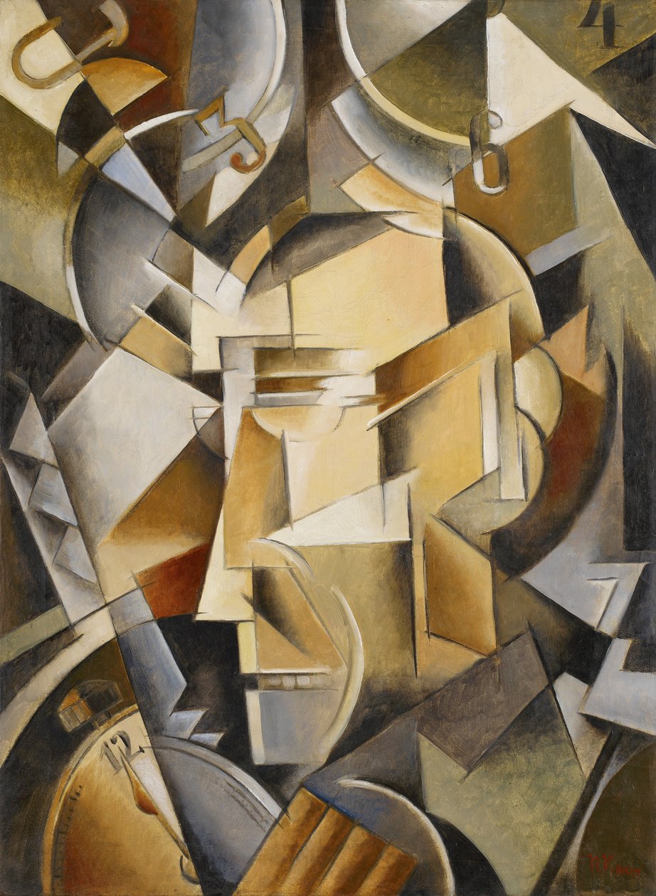 The Clockmaker by Ivan Vassilyevich Klyun