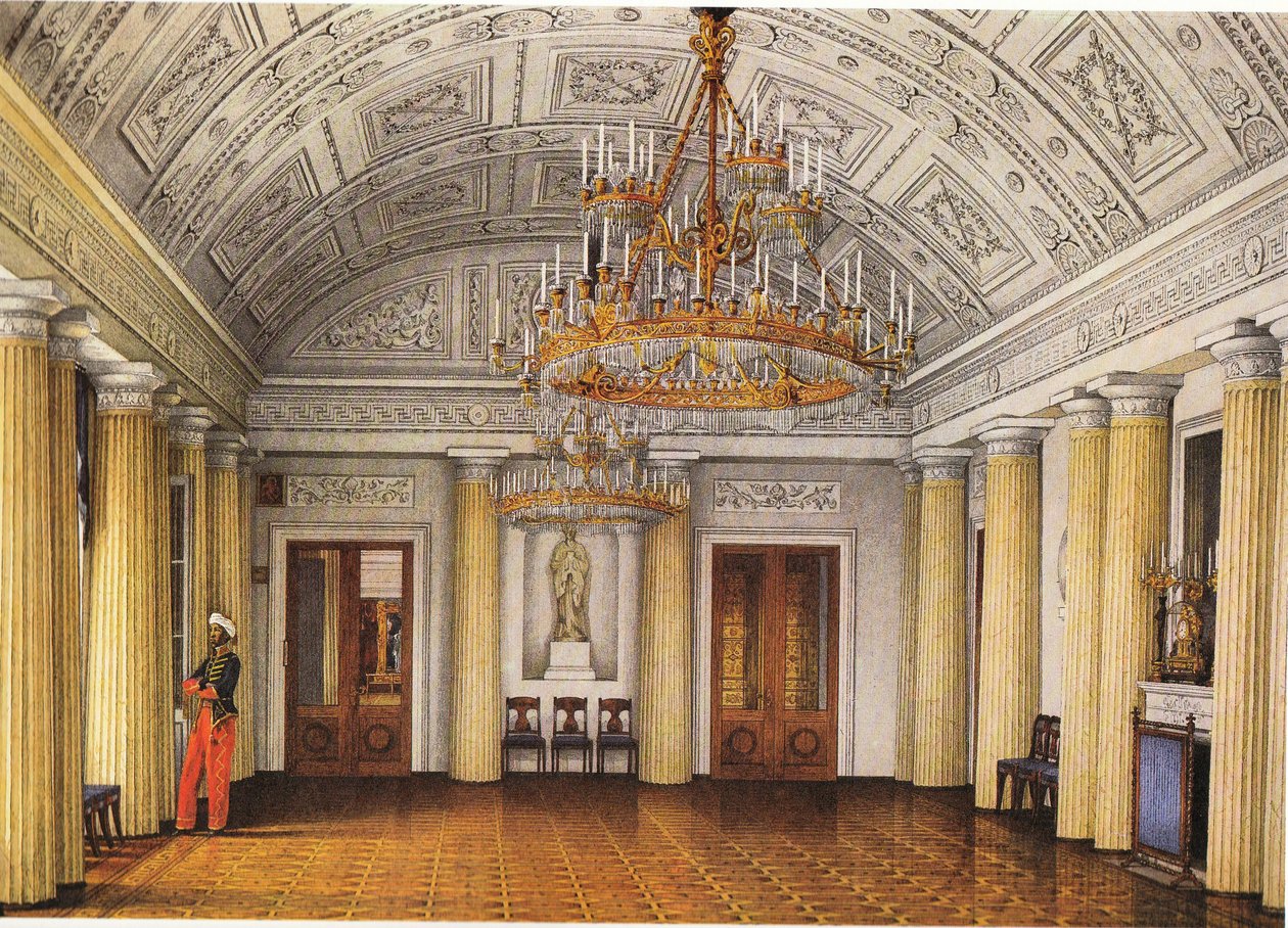 Interiors of the Winter Palace. Great (Arab) Dining Room by Konstantin Andreyevich Ukhtomsky