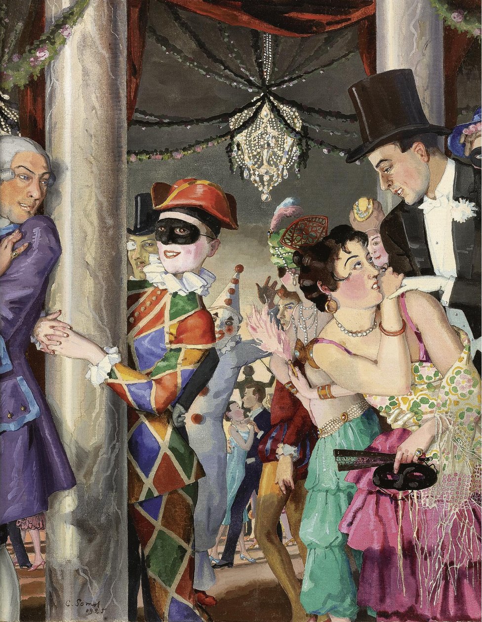 Masquerade by Konstantin Andreevic Somov