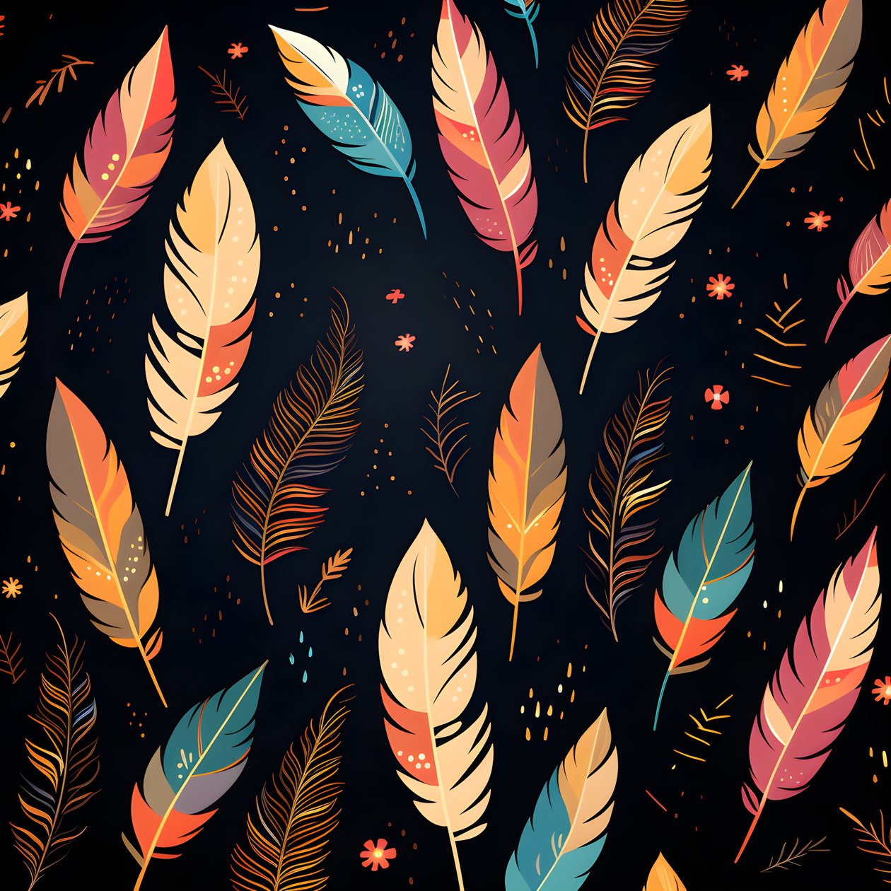 Feather Pattern 1 by Kurt Heppke