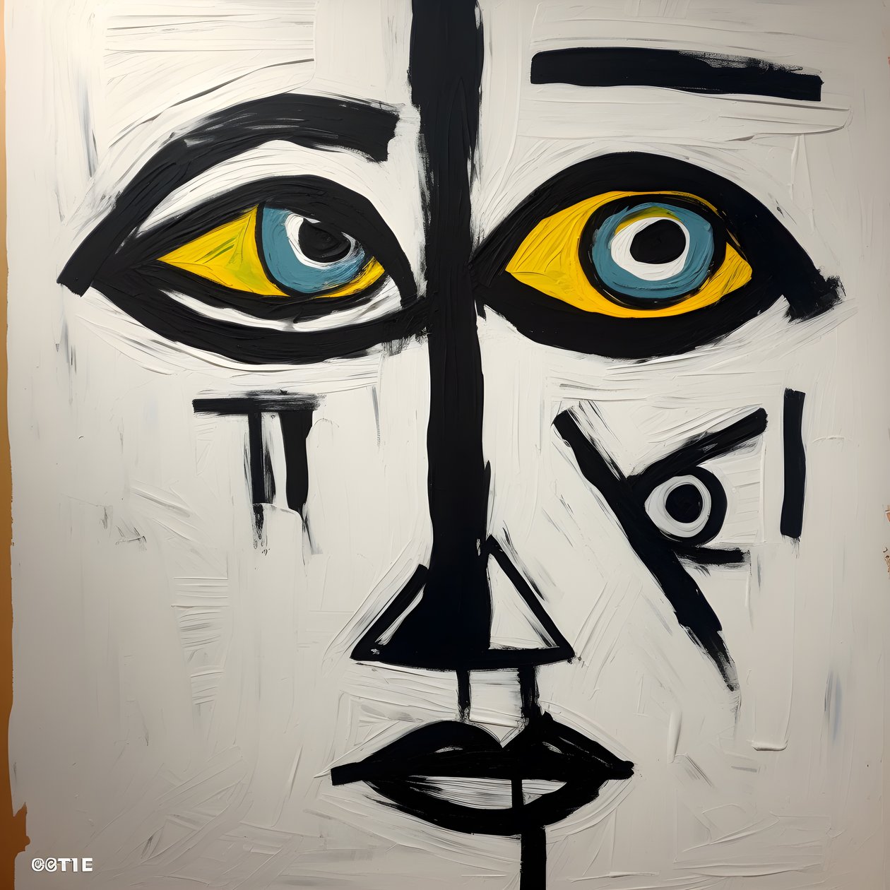 Face with 3 Eyes 2 by Kurt Heppke