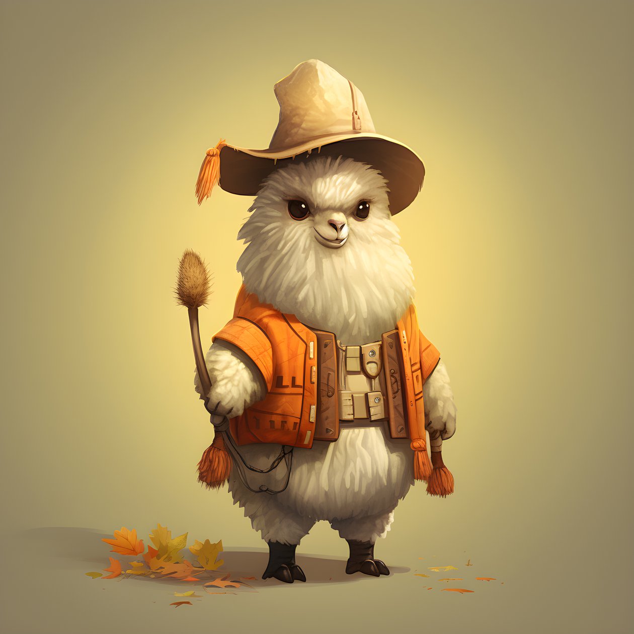 Llama, 18th Century America 4 by Kurt Heppke