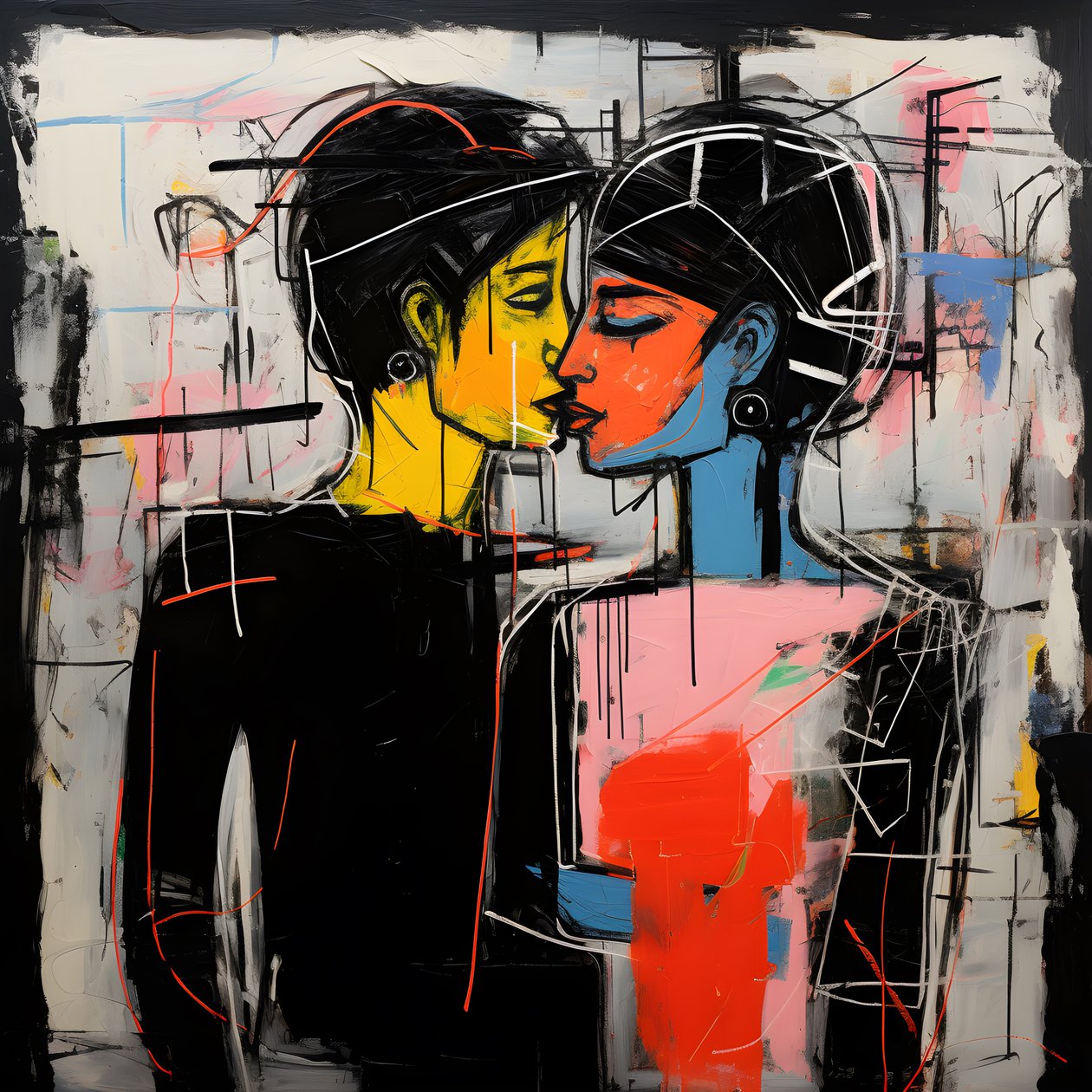 Man and Woman Embracing 2 by Kurt Heppke