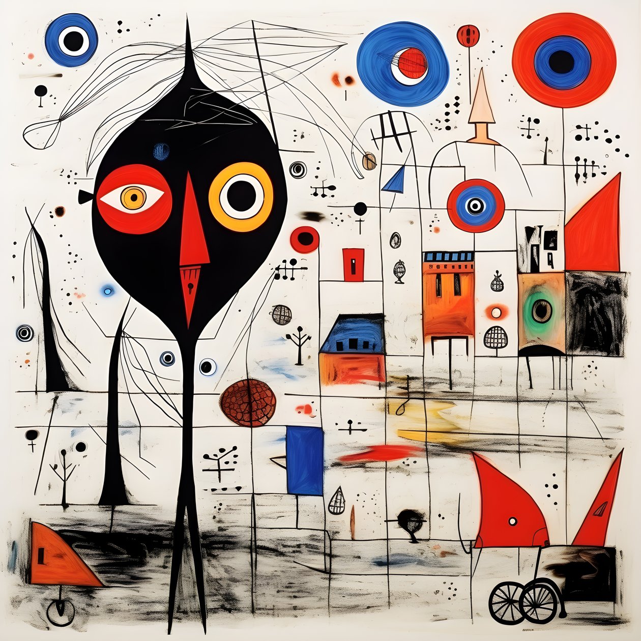 Surreal Illustrations by Joan Miró 2 by Kurt Heppke