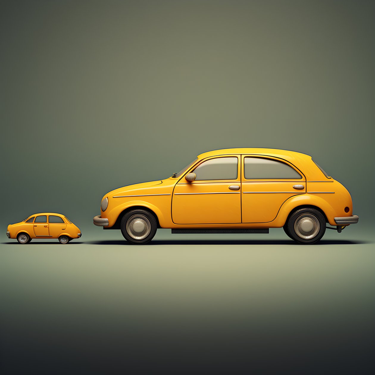 A Big and a Small Car 3 by Kurt Heppke