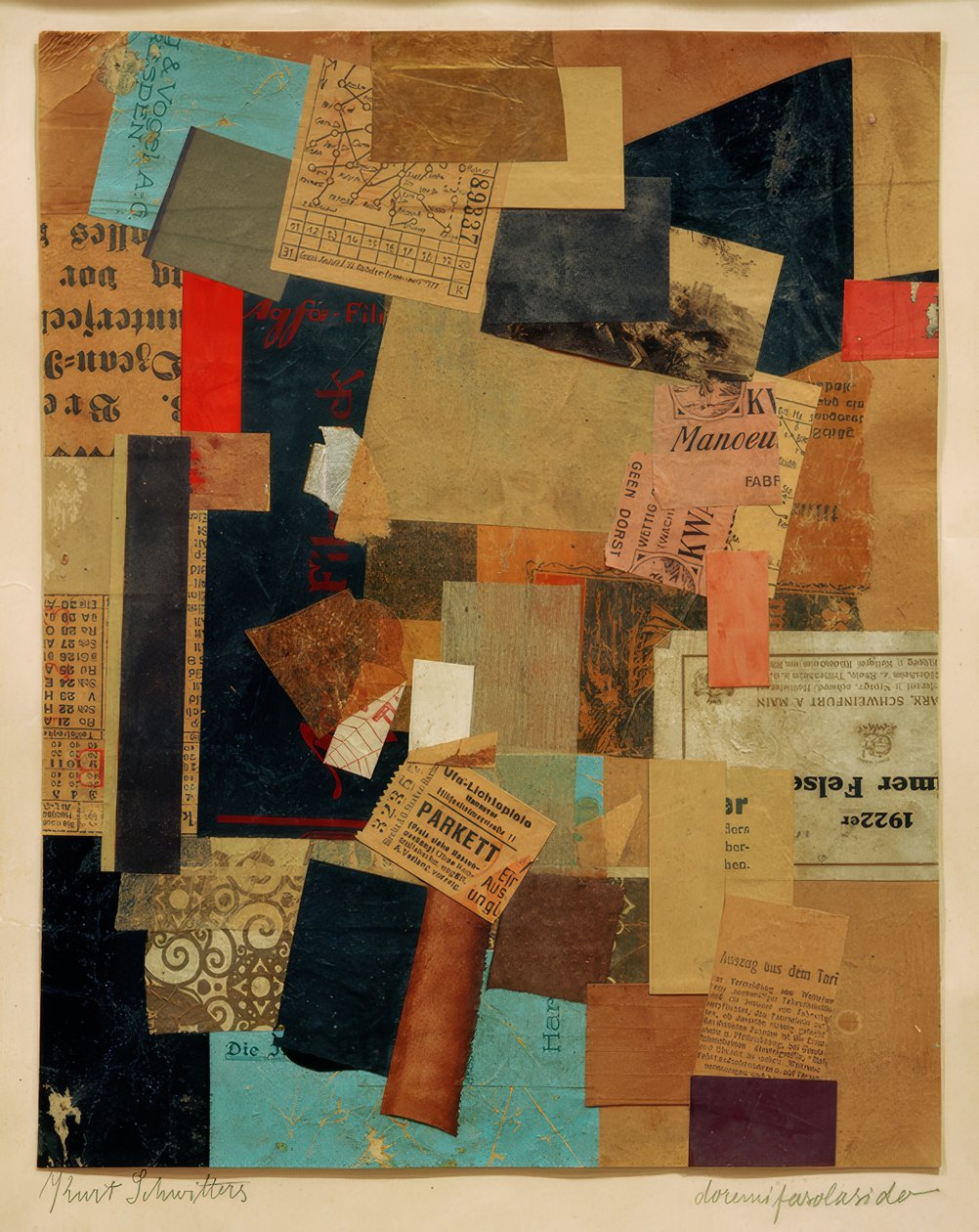 Doremifasolasido by Kurt Schwitters