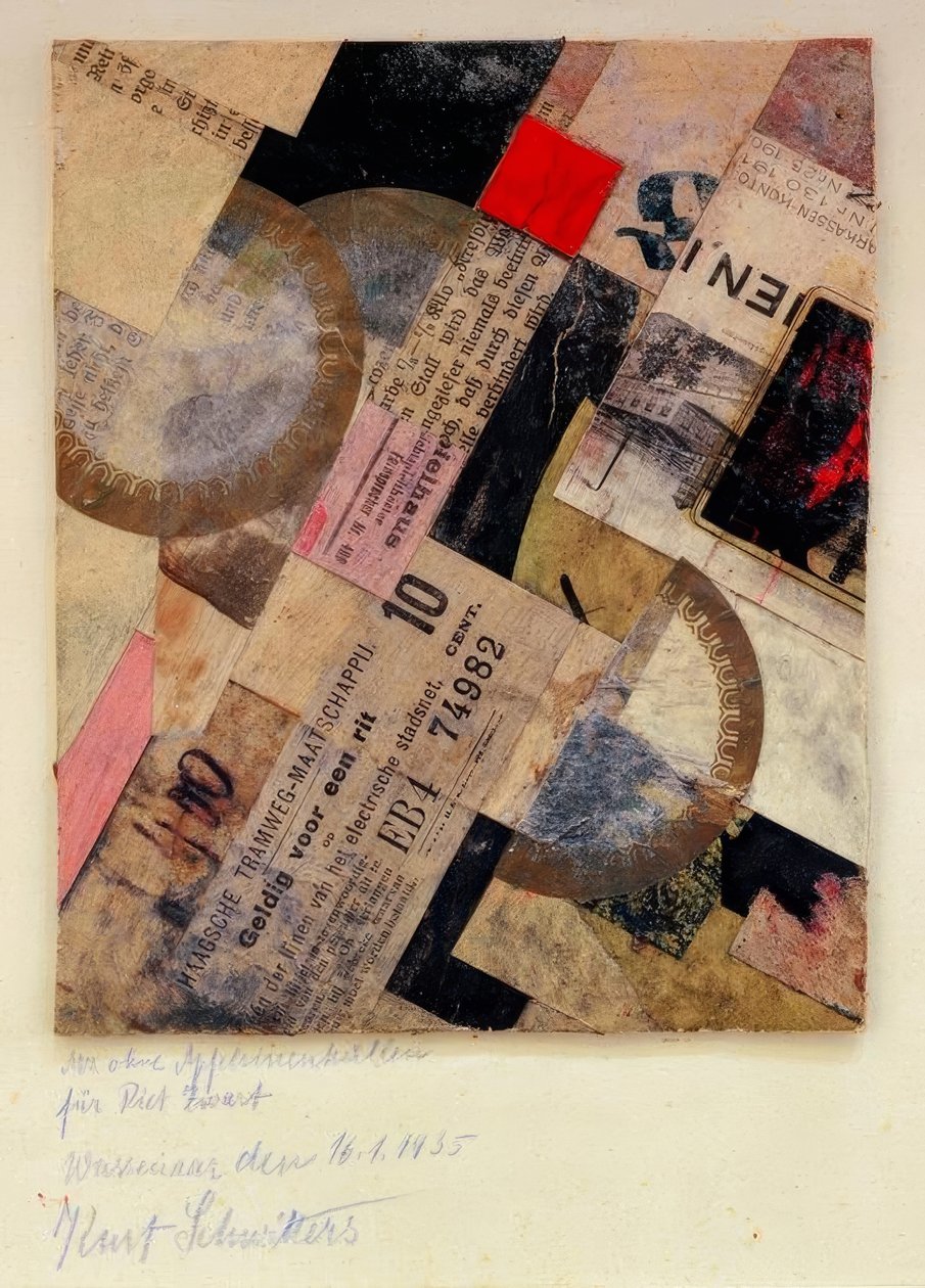 Mz without Orange Peels by Kurt Schwitters