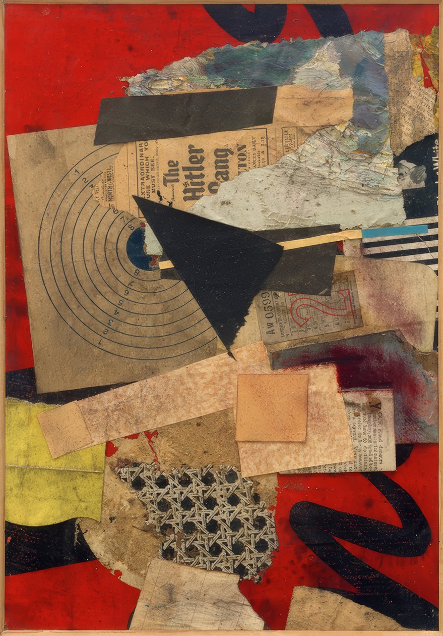 Untitled (The Hitler Gang) by Kurt Schwitters