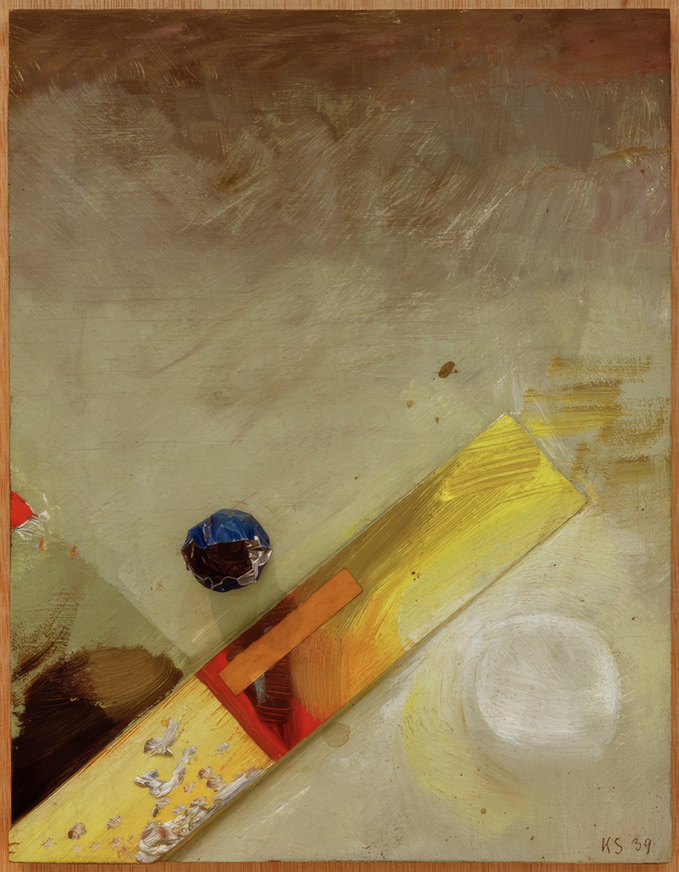 Fantasy over Rooftops by Kurt Schwitters