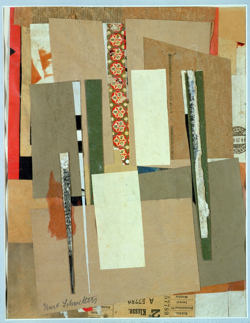 Railway, 2nd Class by Kurt Schwitters
