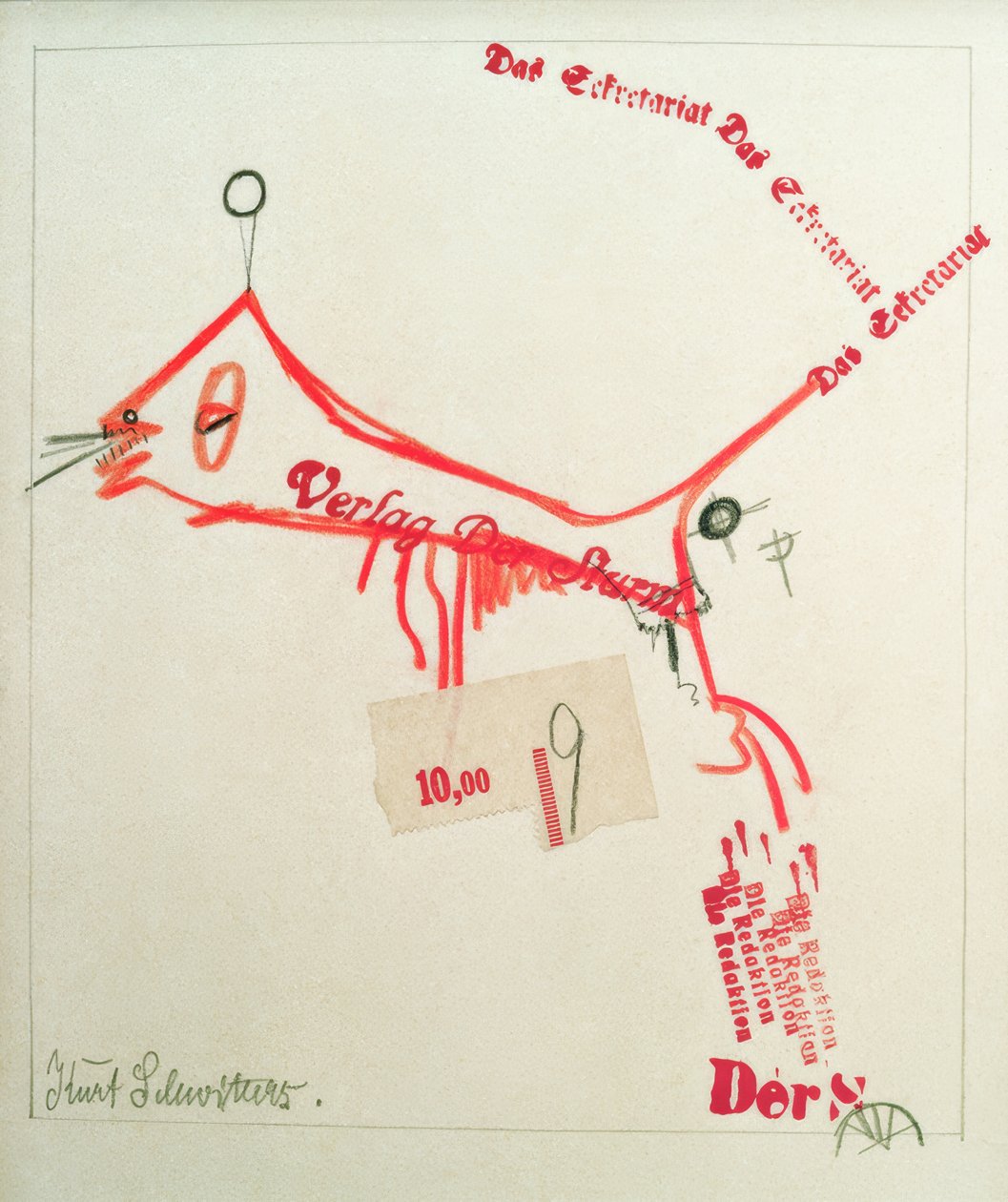 Publisher Der Sturm by Kurt Schwitters