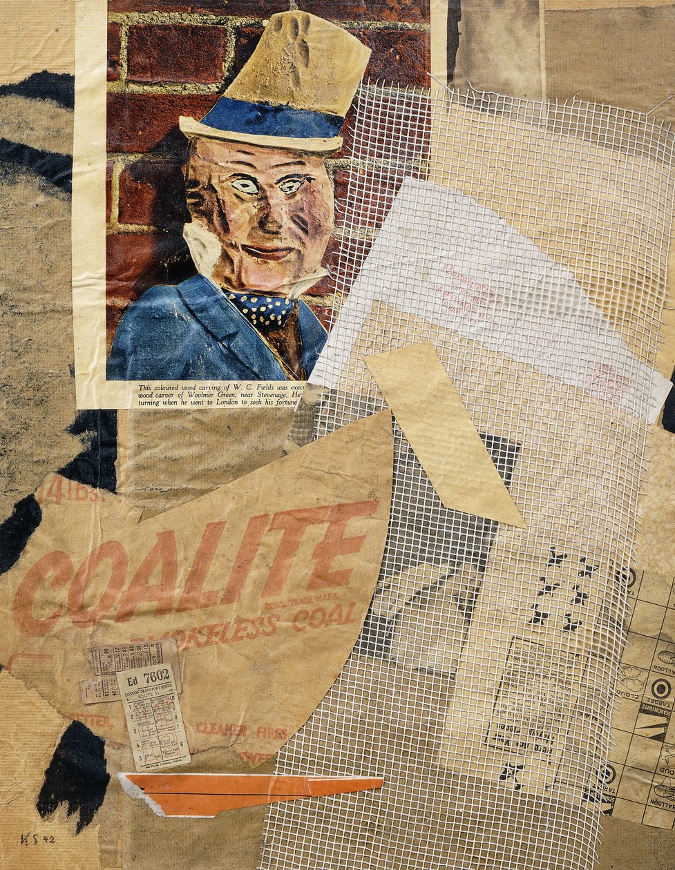 W.C. Fields by Kurt Schwitters