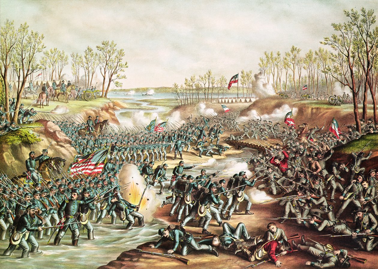 The Battle of Shiloh by Kurz and Allison