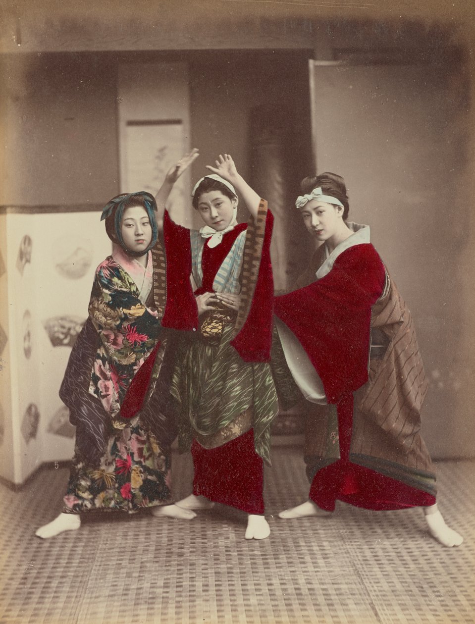 Dancing Party, c.1880 by Kusakabe Kimbei