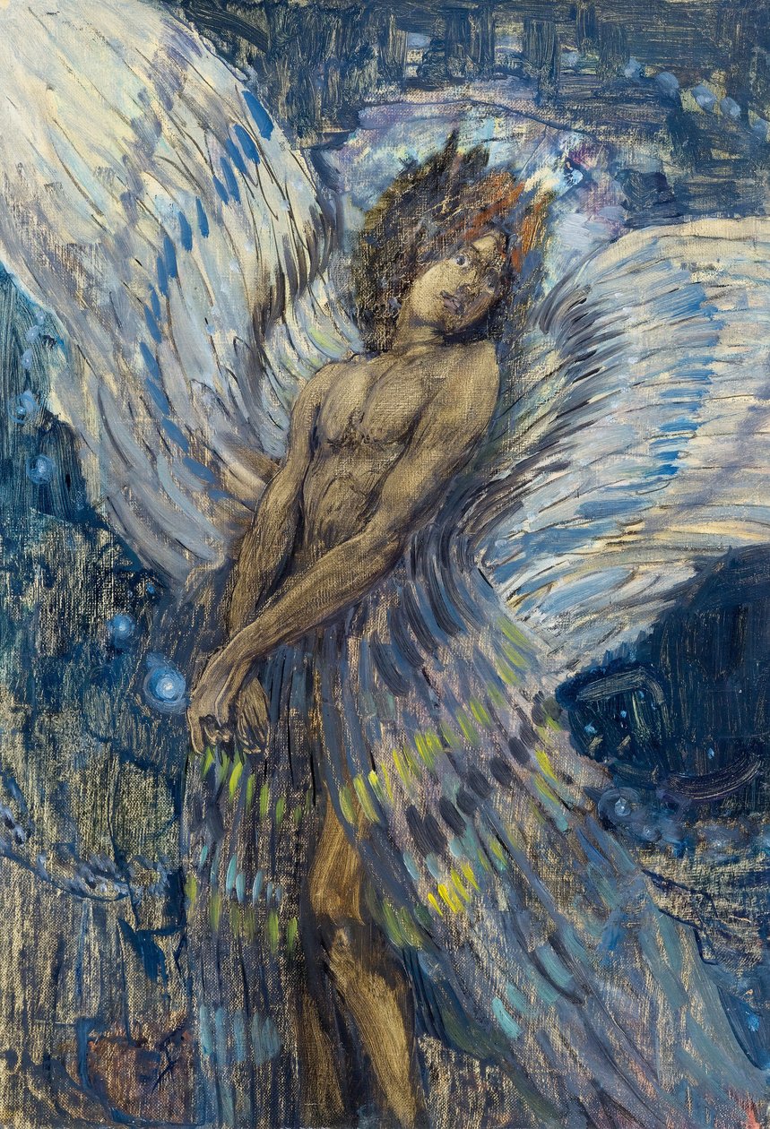 Demon, 1904 by Kuzma Sergeevich Petrov Vodkin
