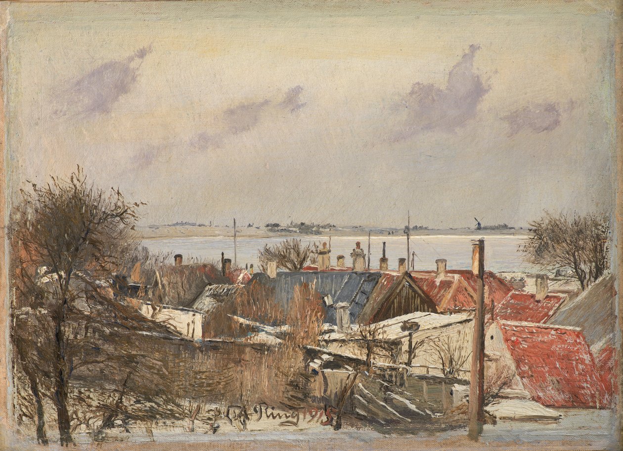 View from Roskilde towards the Fjord by Laurits Andersen Ring