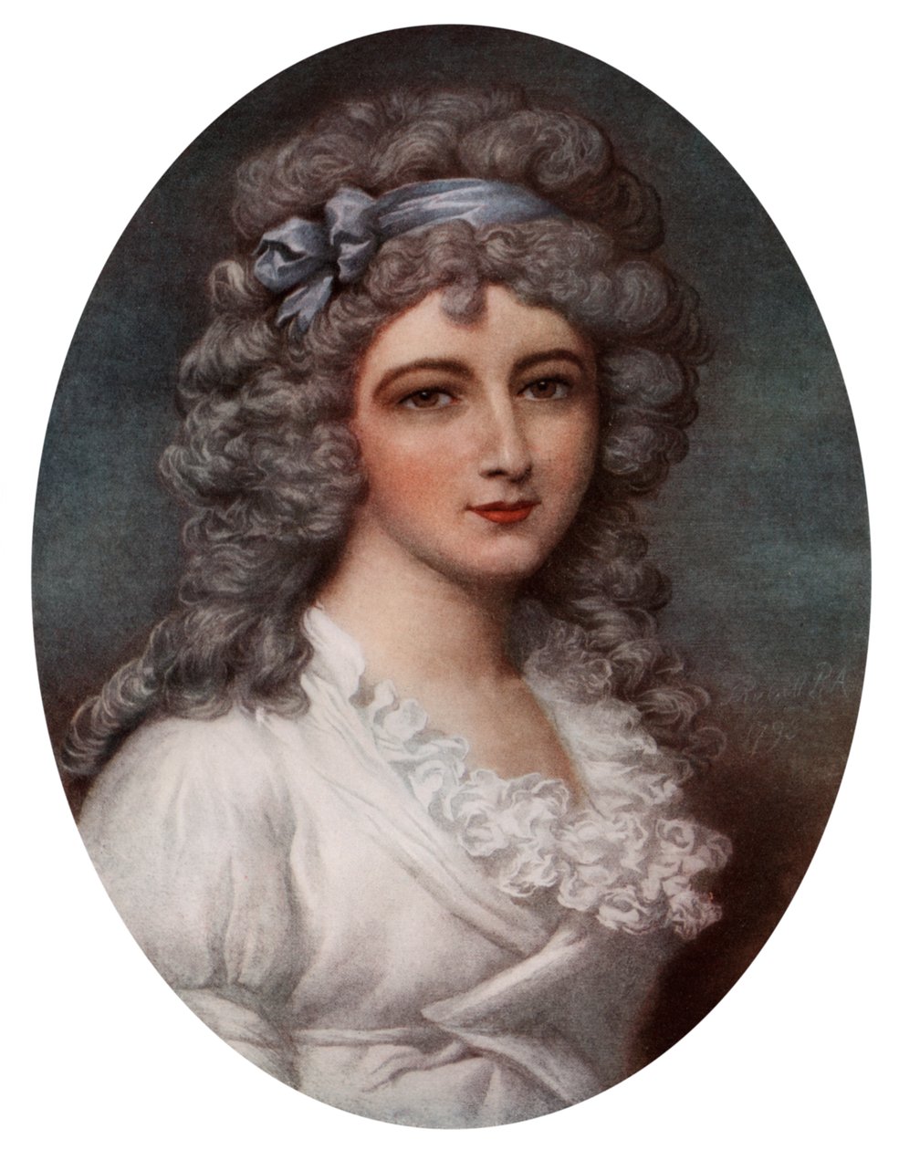 Portrait of a Young Lady by L. Busiere