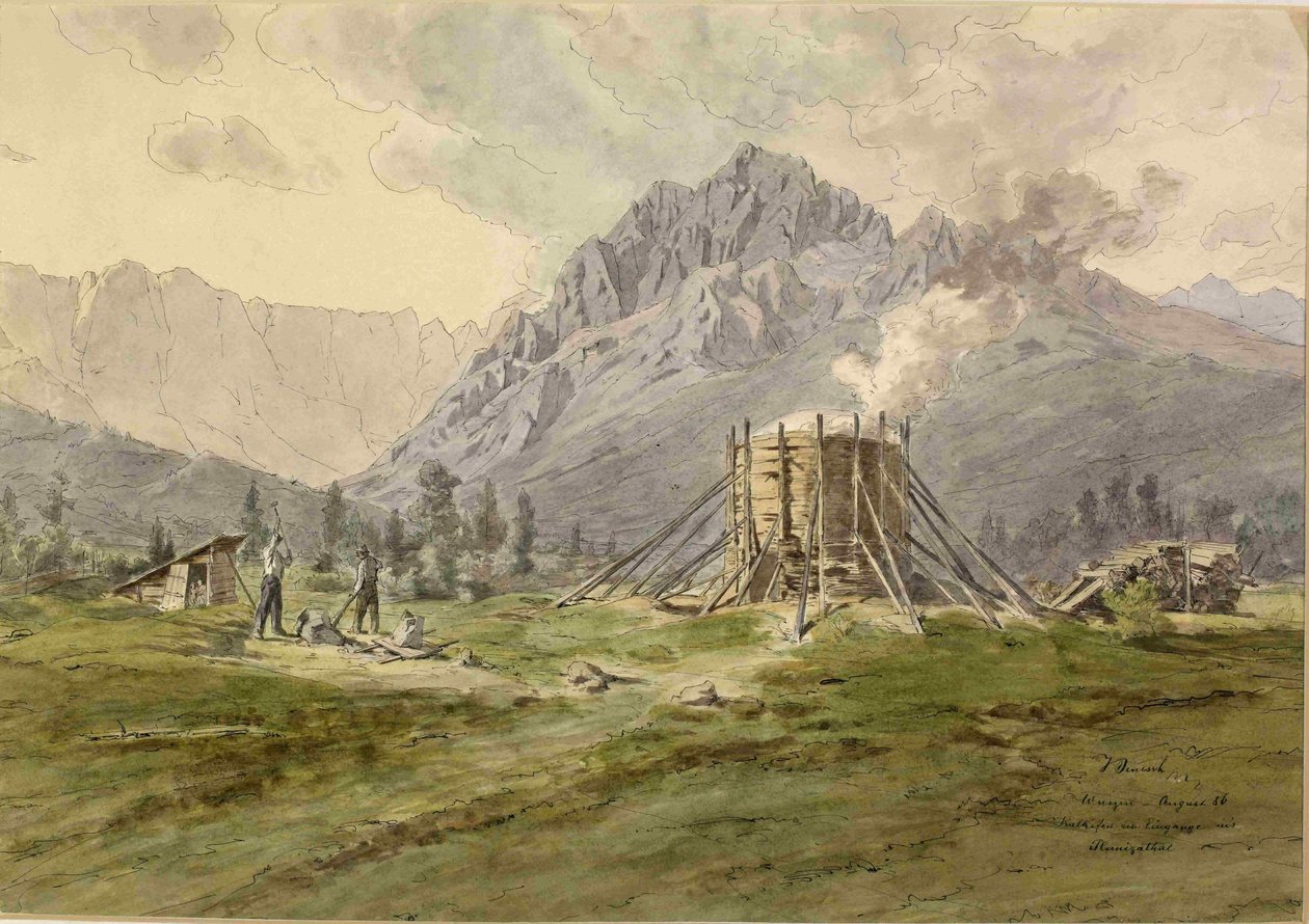 Lime Kiln near Planica by Ladislav Benesch