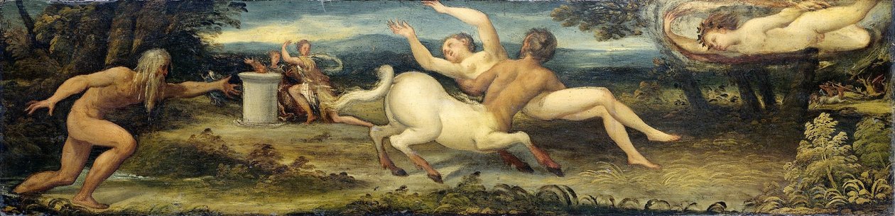 Nessus and Deianira by Lambert Sustris (attributed to)