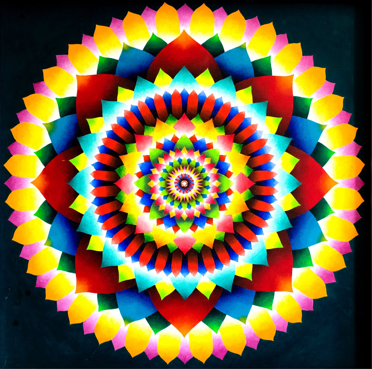 Psychedelic Mandala by Larry Smart