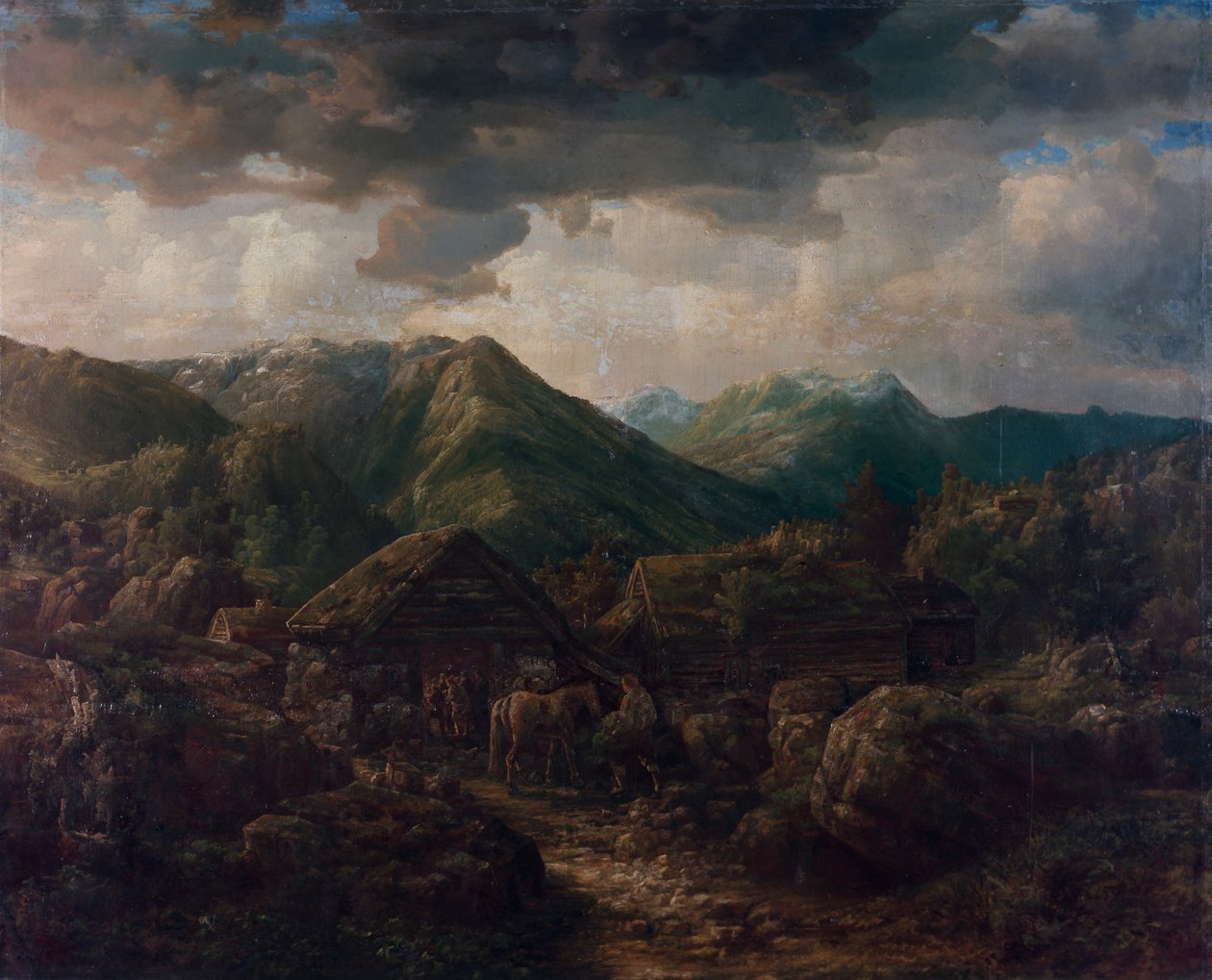 The Smithy by Lars Hertervig