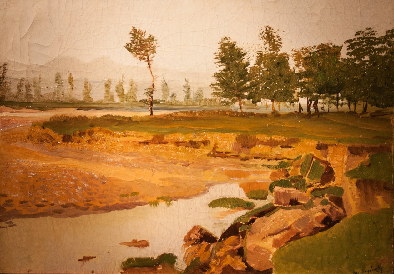 Spring Landscape by Laszlo Mednyanszky