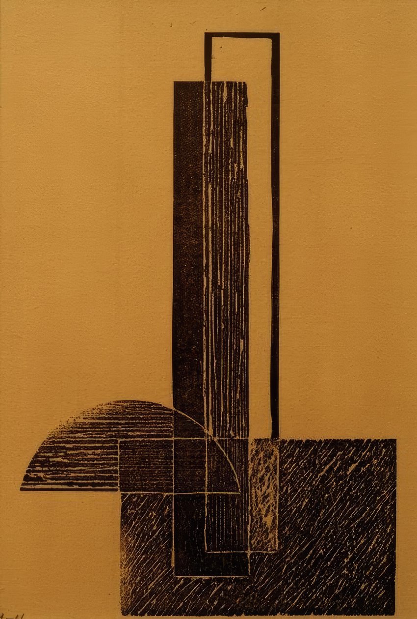 Untitled (Constructivist Composition) by Laszlo Moholy Nagy