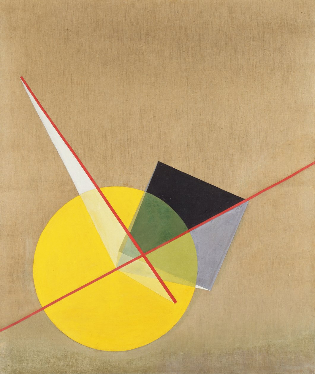Yellow Circle by Laszlo Moholy Nagy