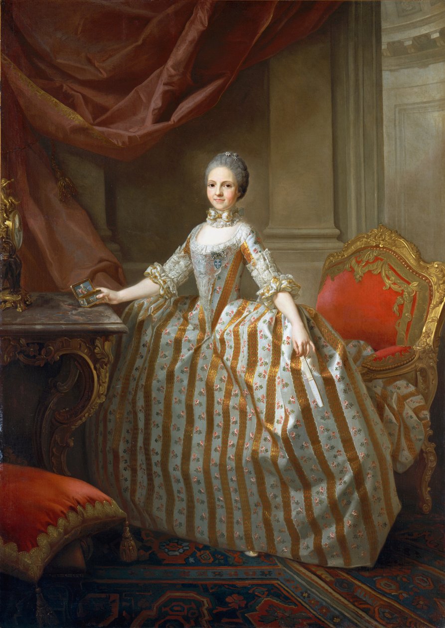Portrait of Princess Maria Luisa of Parma, later Queen of Spain by Laurent Pecheux