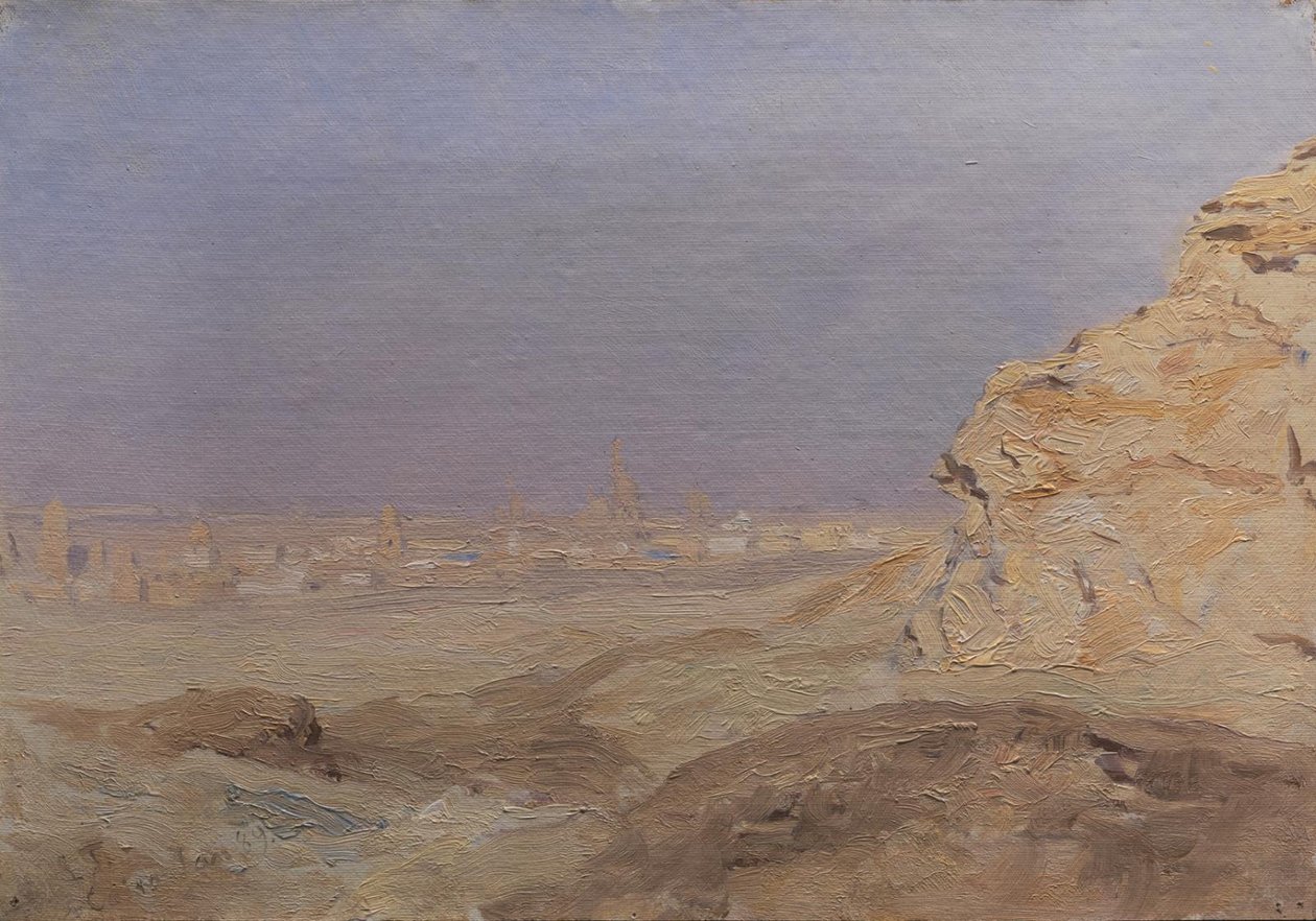 A View Of Cairo by Laurits Regner Tuxen