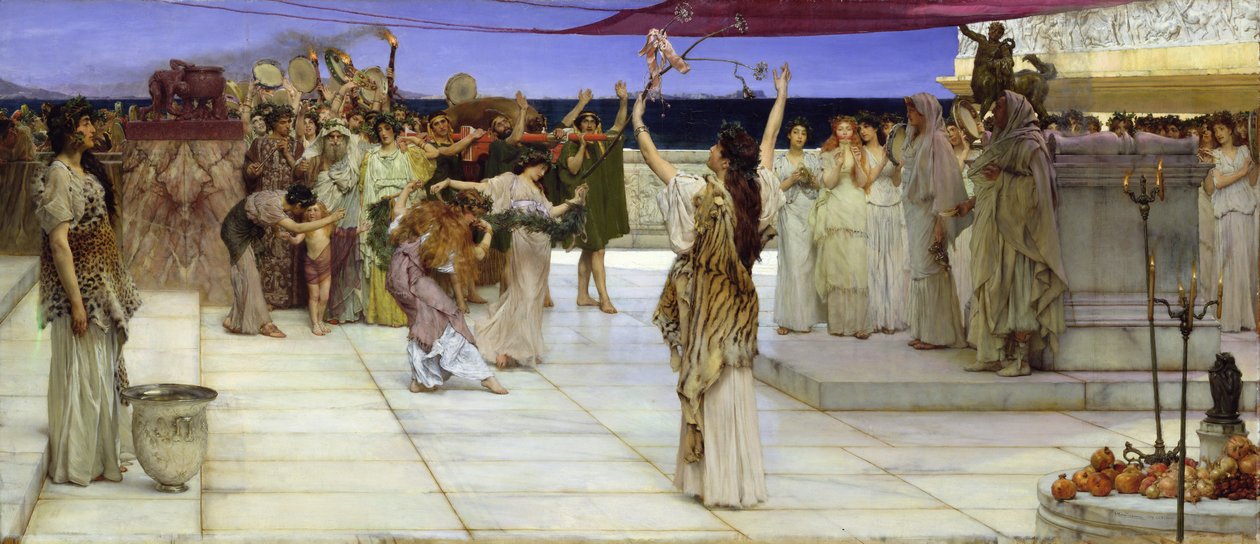 A Dedication to Bacchus by Lawrence Alma Tadema