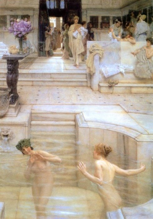 A Favourite Custom by Lawrence Alma Tadema