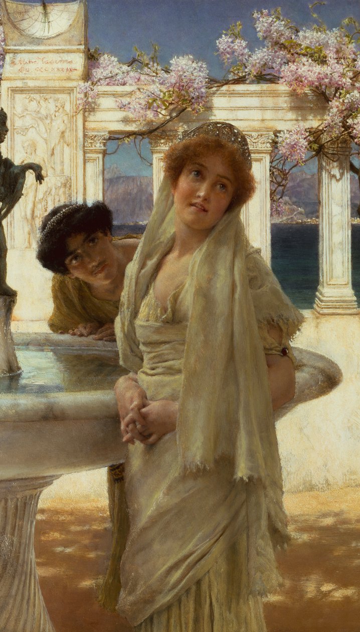A Difference of Opinion by Lawrence Alma Tadema