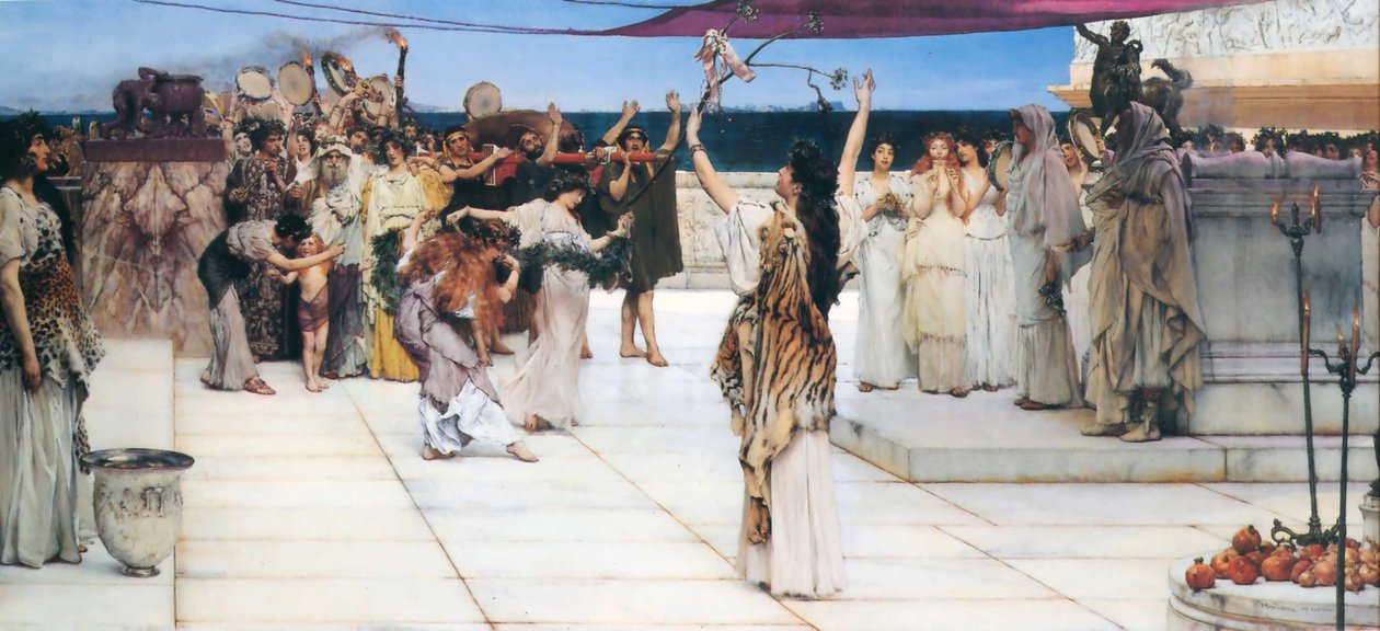 A Dedication to Bacchus by Lawrence Alma Tadema