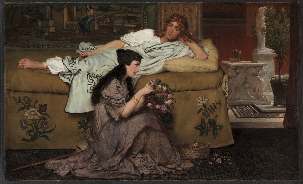 Glaucus and Nydia by Lawrence Alma Tadema