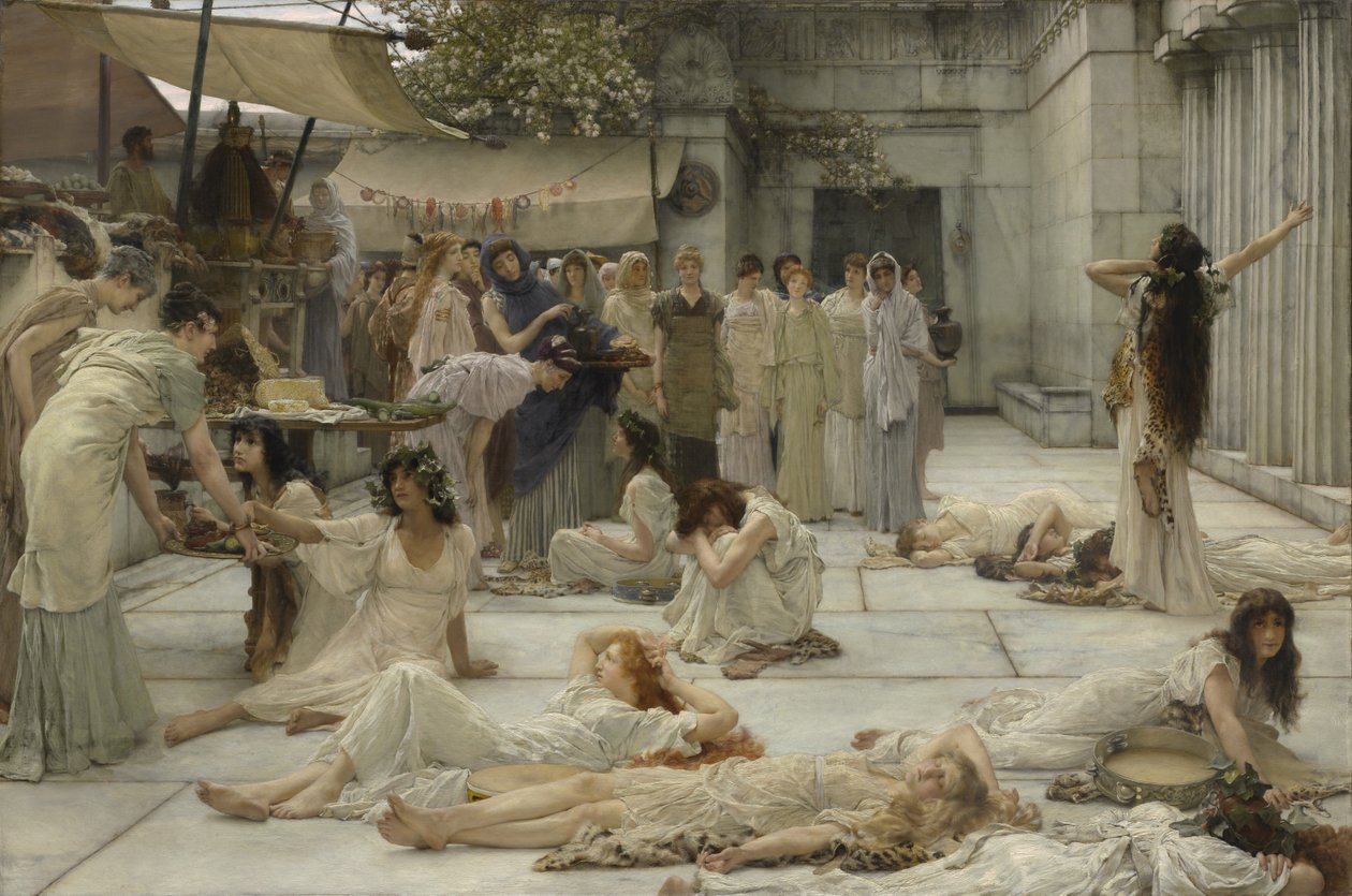 The Women of Amphissa by Lawrence Alma Tadema